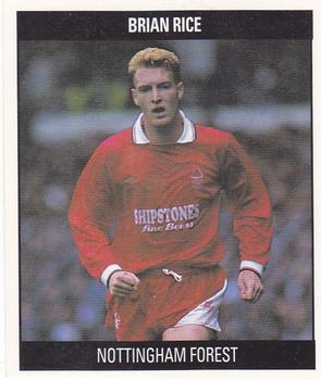 1990-91 Orbis Football Collection #W32 Brian Rice Front