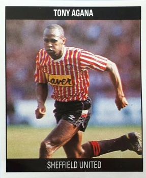 1990-91 Orbis Football Collection #S1 Tony Agana Front