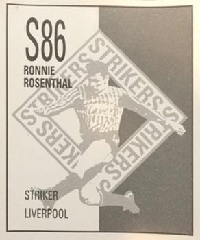 1990-91 Orbis Football Collection #S86 Ronny Rosenthal Back