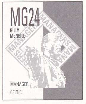 1990-91 Orbis Football Collection #MG24 Billy McNeill Back