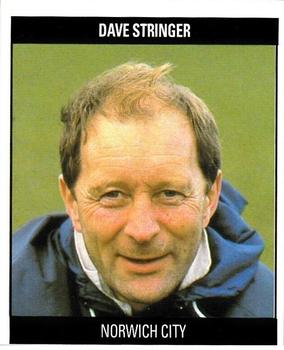 1990-91 Orbis Football Collection #MG37 Dave Stringer Front