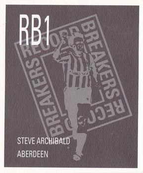1990-91 Orbis Football Collection #RB1 Steve Archibald Back