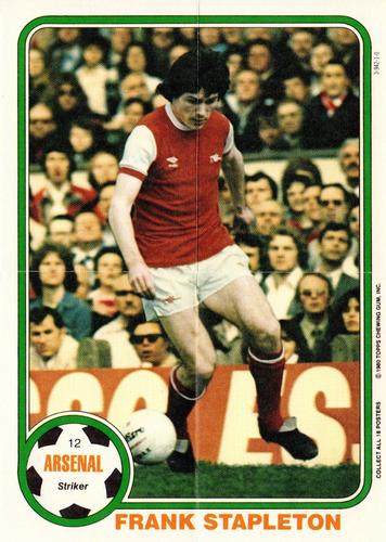 1980 Topps Football Mini Posters #12 Frank Stapleton Front