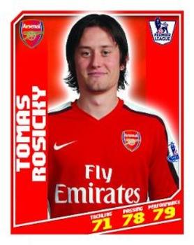 2008-09 Topps Premier League Sticker Collection #18 Tomas Rosicky Front