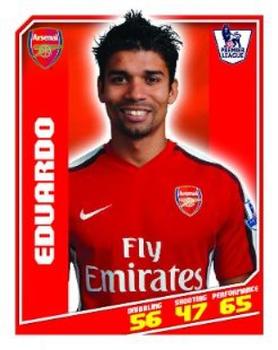 2008-09 Topps Premier League Sticker Collection #21 Eduardo Front