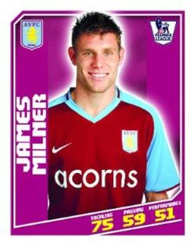 2008-09 Topps Premier League Sticker Collection #38 James Milner Front