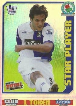 2008-09 Topps Premier League Sticker Collection #47 Roque Santa Cruz Front