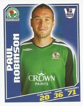 2008-09 Topps Premier League Sticker Collection #48 Paul Robinson Front
