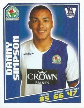 2008-09 Topps Premier League Sticker Collection #55 Danny Simpson Front