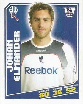 2008-09 Topps Premier League Sticker Collection #85 Johan Elmander Front
