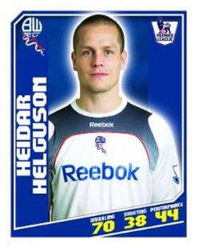 2008-09 Topps Premier League Sticker Collection #86 Heidar Helguson Front