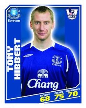 2008-09 Topps Premier League Sticker Collection #113 Tony Hibbert Front