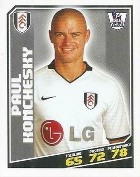 2008-09 Topps Premier League Sticker Collection #136 Paul Konchesky Front