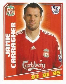 2008-09 Topps Premier League Sticker Collection #178 Jamie Carragher Front