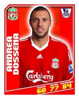 2008-09 Topps Premier League Sticker Collection #179 Andrea Dossena Front