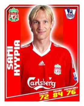 2008-09 Topps Premier League Sticker Collection #180 Sami Hyypia Front