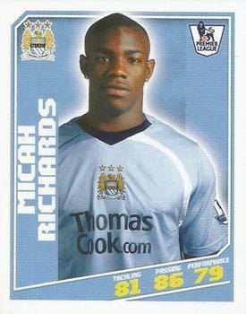 2008-09 Topps Premier League Sticker Collection #201 Micah Richards Front