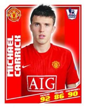 2008-09 Topps Premier League Sticker Collection #282 Michael Carrick Front
