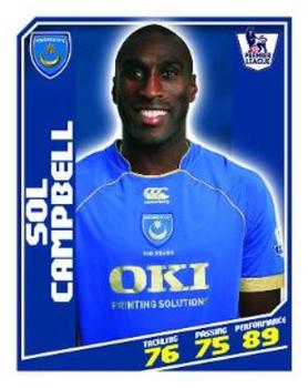 2008-09 Topps Premier League Sticker Collection #338 Sol Campbell Front
