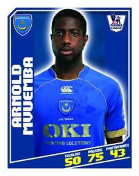 2008-09 Topps Premier League Sticker Collection #349 Arnold Mvuemba Front