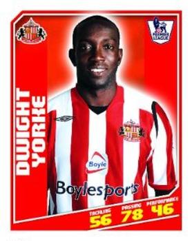 2008-09 Topps Premier League Sticker Collection #392 Dwight Yorke Front