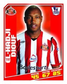 2008-09 Topps Premier League Sticker Collection #393 El Hadji Diouf Front
