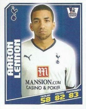 2008-09 Topps Premier League Sticker Collection #411 Aaron Lennon Front