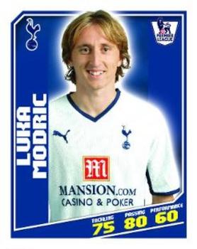 2008-09 Topps Premier League Sticker Collection #412 Luka Modric Front