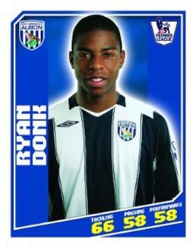 2008-09 Topps Premier League Sticker Collection #429 Ryan Donk Front
