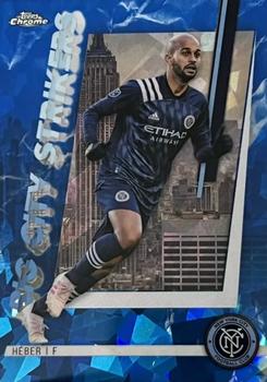 2021 Topps Chrome Sapphire Edition MLS - Big City Strikers #BCS-7 Heber Front