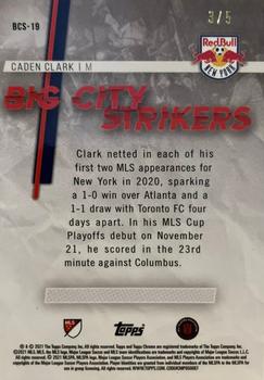 2021 Topps Chrome Sapphire Edition MLS - Big City Strikers Red #BCS-19 Caden Clark Back