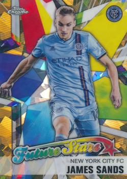 2021 Topps Chrome Sapphire Edition MLS - Future Stars Gold #FS-4 James Sands Front