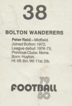 1979-80 Transimage Football Stickers #38 Peter Reid Back