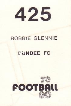 1979-80 Transimage Football Stickers #425 Bobby Glennie Back