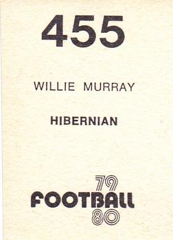 1979-80 Transimage Football Stickers #455 Willie Murray Back