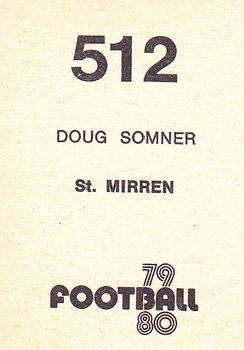 1979-80 Transimage Football Stickers #512 Doug Somner Back