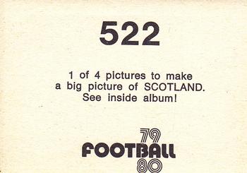 1979-80 Transimage Football Stickers #522 Scotland Team Group Back