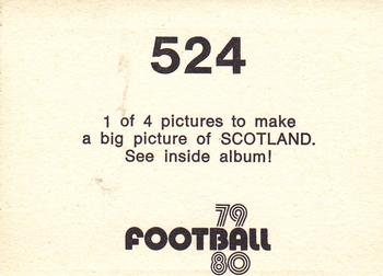 1979-80 Transimage Football Stickers #524 Scotland Team Group Back