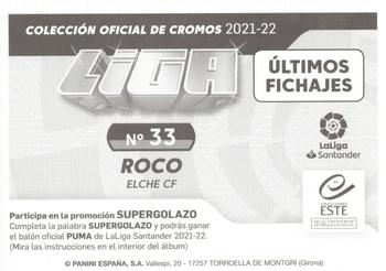 2021-22 Panini LaLiga Santander Este Stickers - Ultimos Fichajes #683 Enzo Roco Back