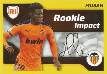 2021-22 Panini LaLiga Santander Este Stickers - Rookie Impact Signed #3 Yunus Musah Front