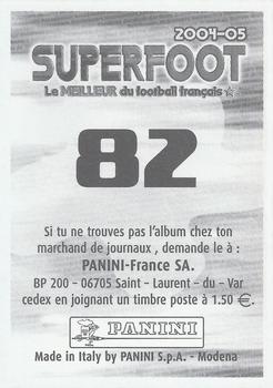 2004-05 Panini Superfoot #82 Bernard Mendy Back