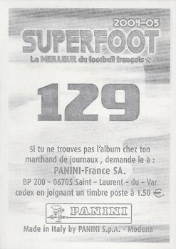 2004-05 Panini Superfoot #129 Jérôme Rothen Back