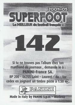 2004-05 Panini Superfoot #142 Lorik Cana Back
