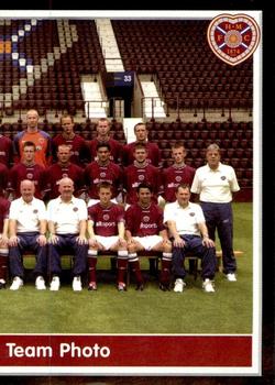 2003-04 Panini Scottish Premier League #172 Heart of Midlothian Team Group Front