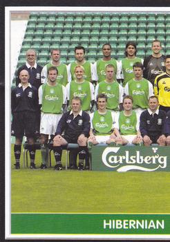 2003-04 Panini Scottish Premier League #214 Hibernian Team Group Front