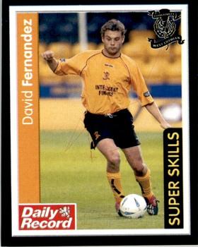 2003-04 Panini Scottish Premier League #302 David Fernandez Front