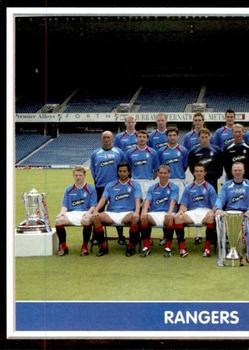 2003-04 Panini Scottish Premier League #369 Rangers Team Group Front