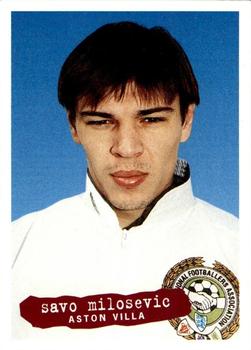 1996-97 Panini The Official PFA Collection #168 Savo Milosevic Front