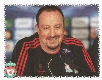 2009-10 Liverpool F.C. Official Sticker Collection #10 Rafa Benitez Front
