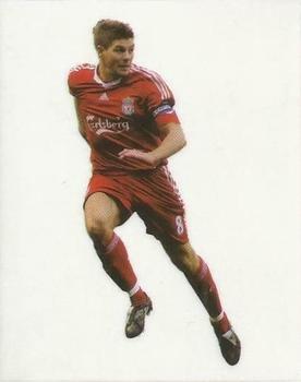 2009-10 Liverpool F.C. Official Sticker Collection #30 Steven Gerrard Front